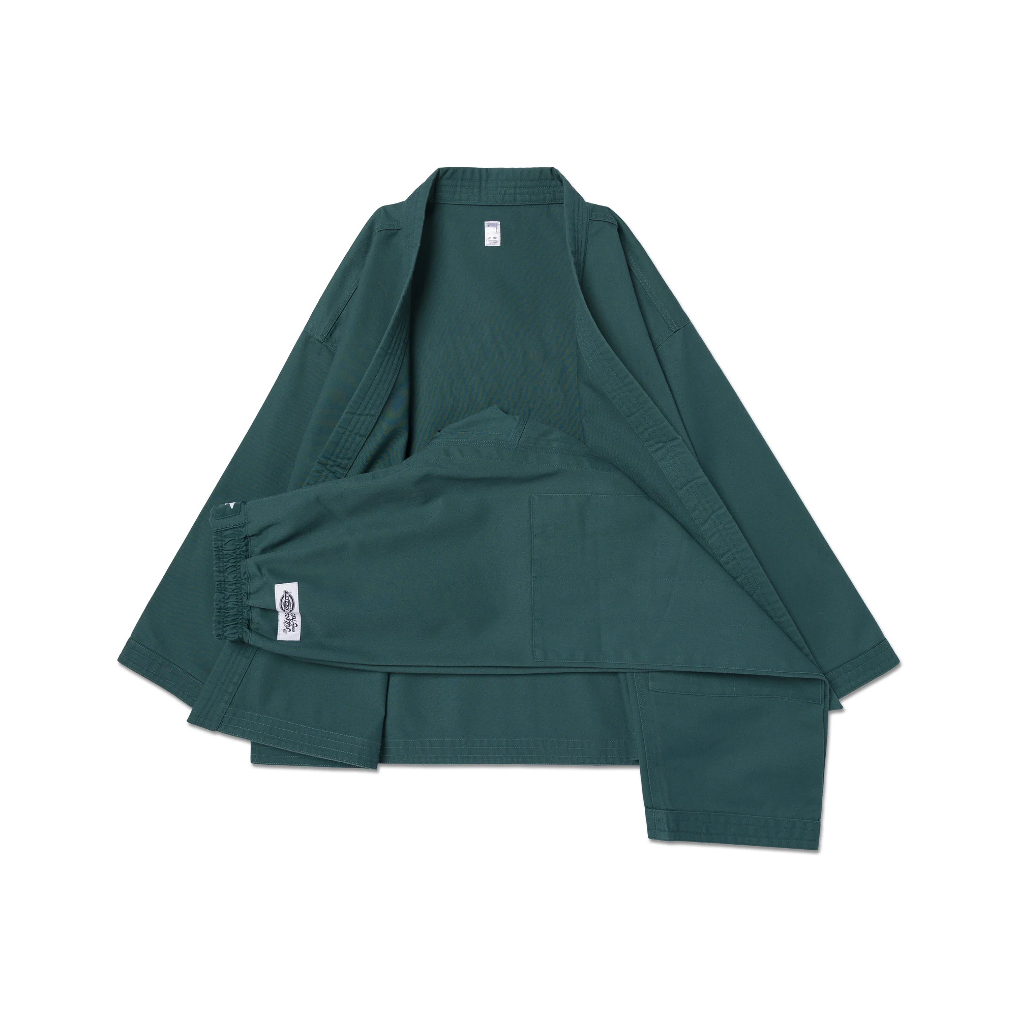 Albino and Preto Dickies Green Gi – back view