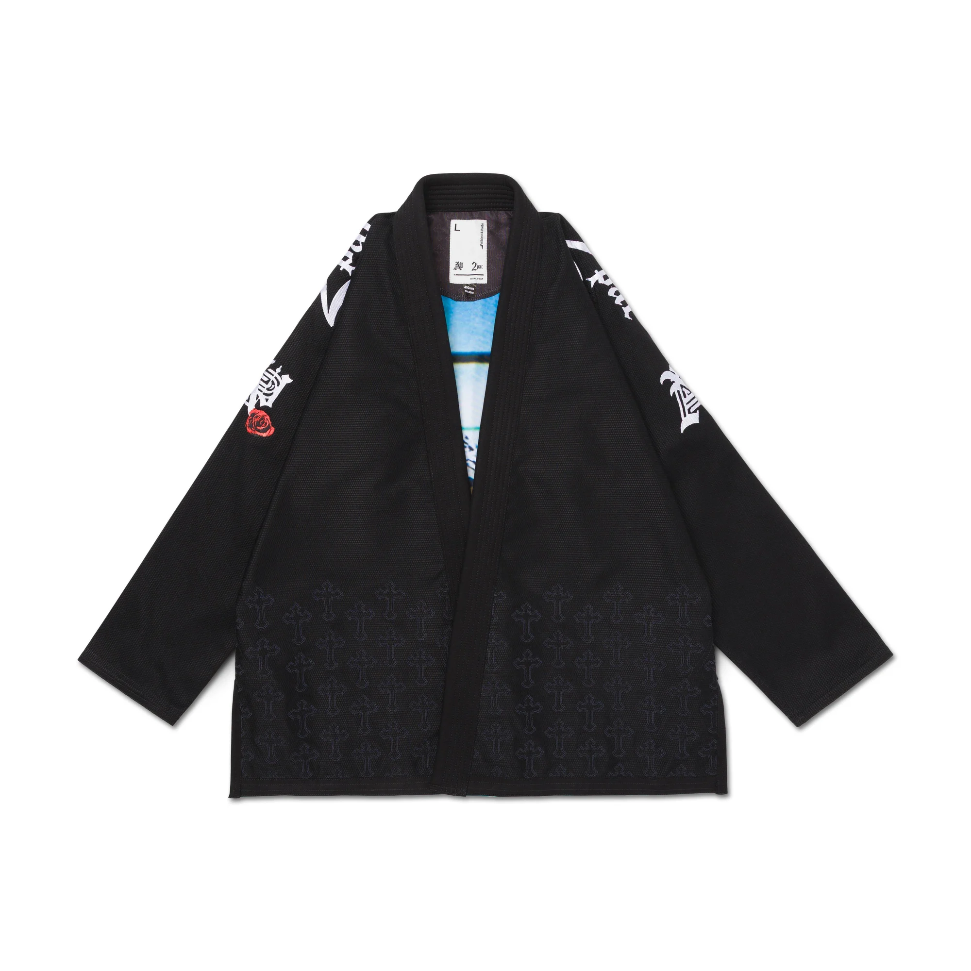 Albino and Preto Tupac Gi – back view