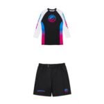 Shoyoroll Retro Gradient Rash Guard – front view