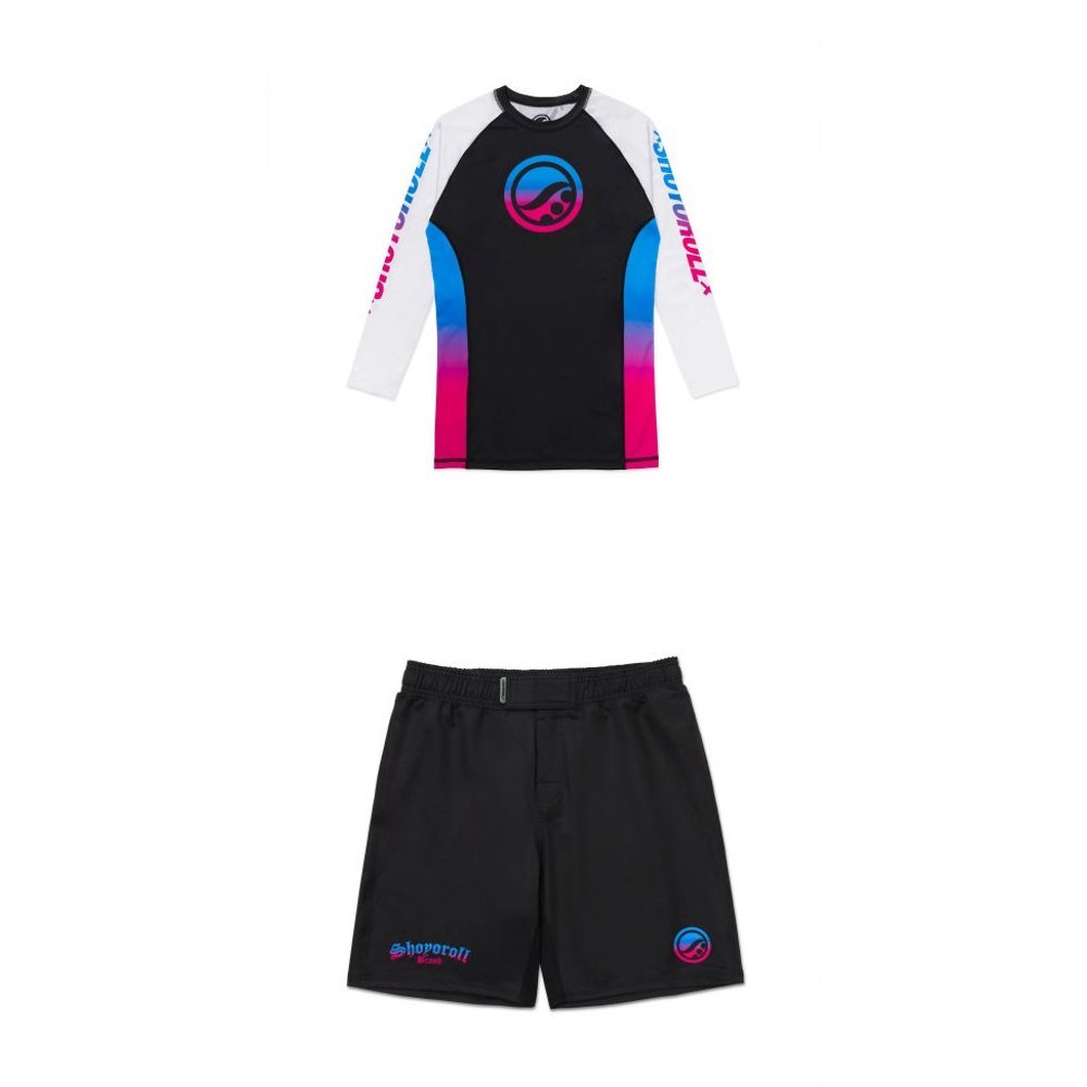 Shoyoroll Retro Gradient Rash Guard – front view