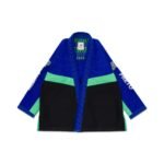 Albino and Preto Accelerate Blue Gi – front view