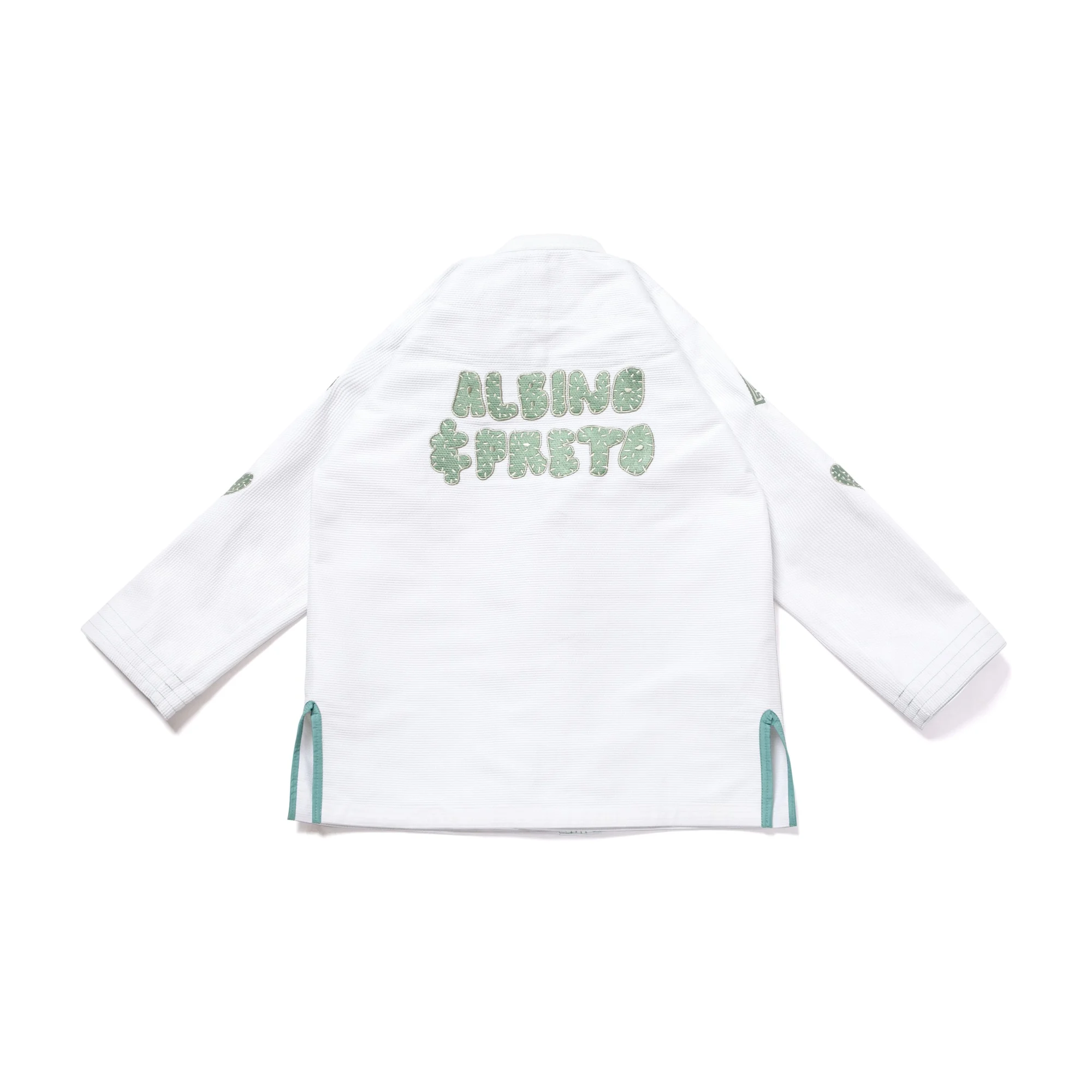 Albino and Preto Out to Adapt White Gi – back view