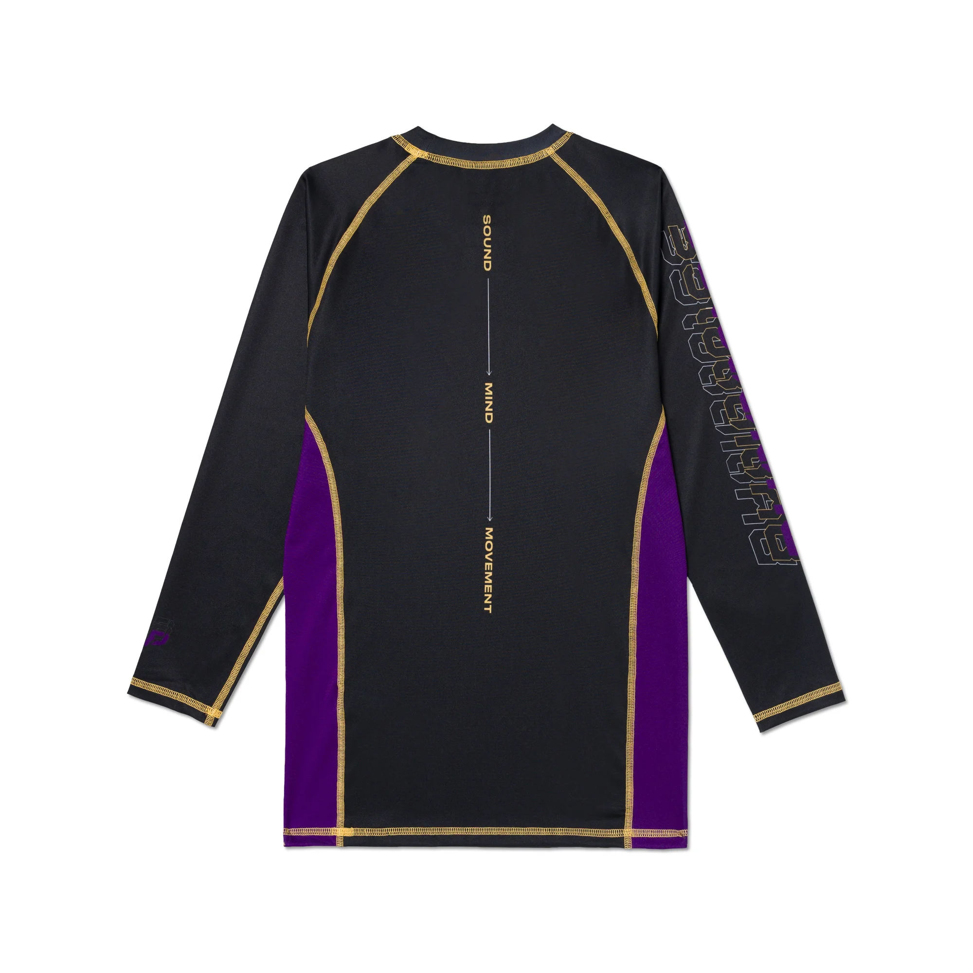 Albino and Preto Dynamics Rashguard – back view