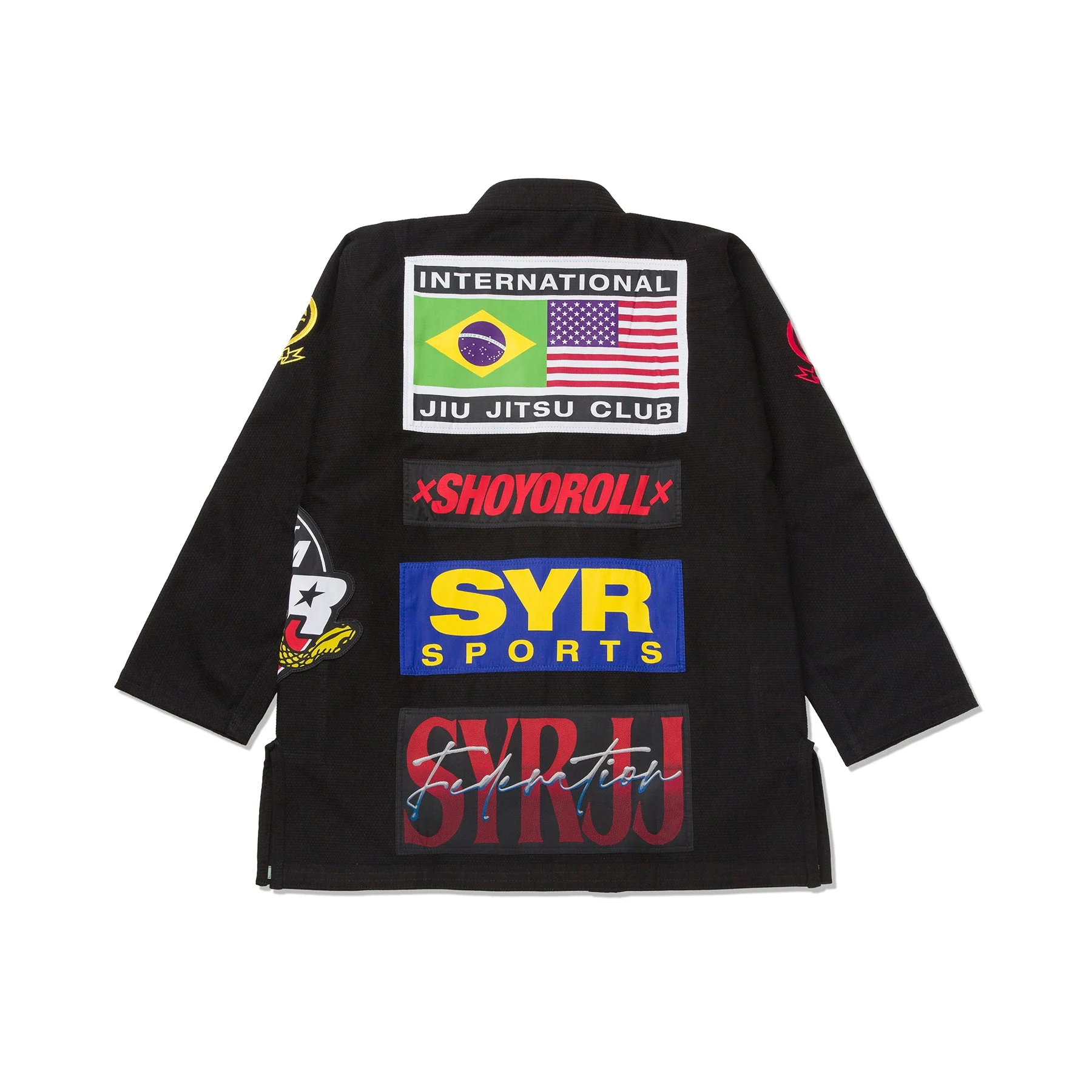 Shoyoroll Federation V3 Black BJJ Gi – back view