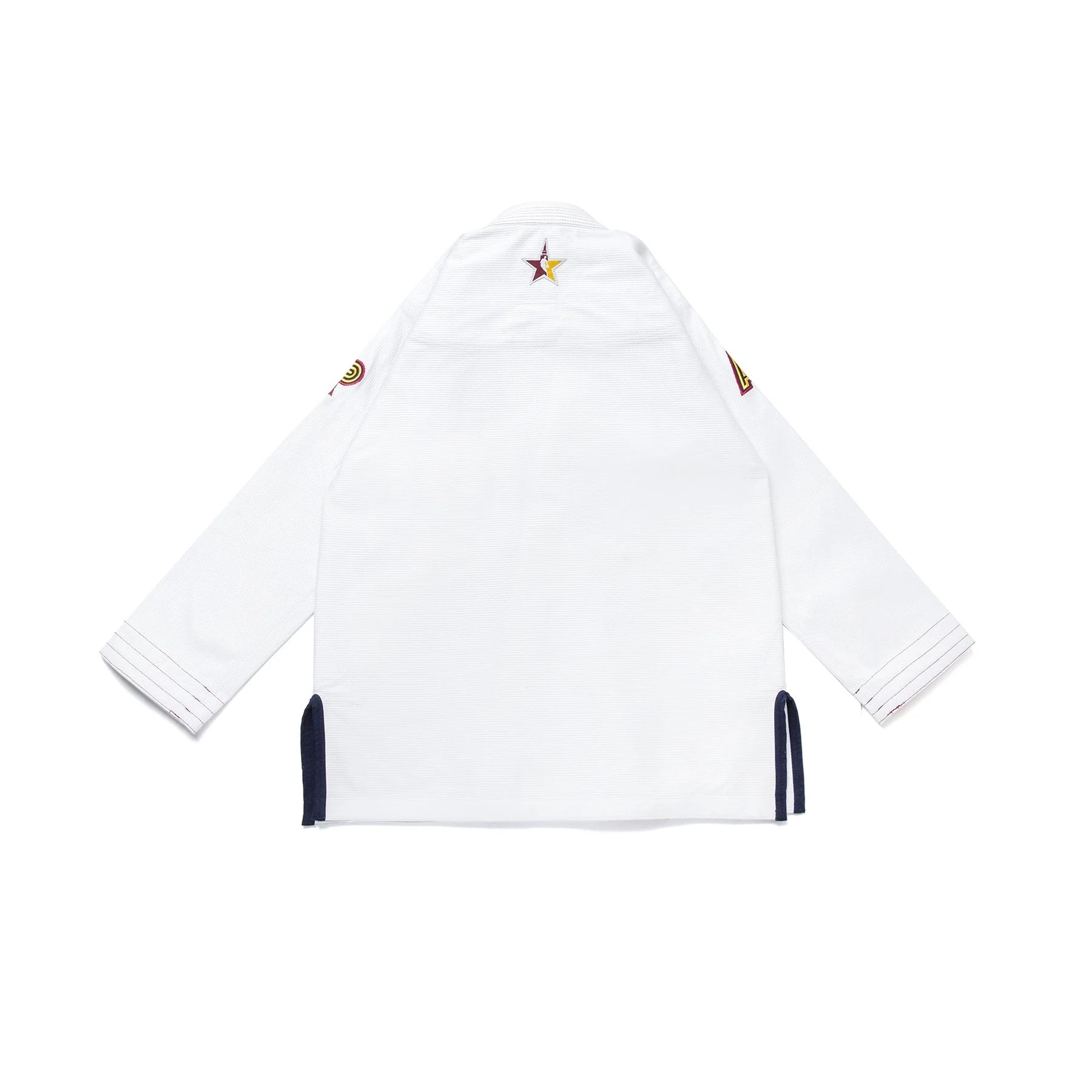 Albino and Preto Star White Gi – back view