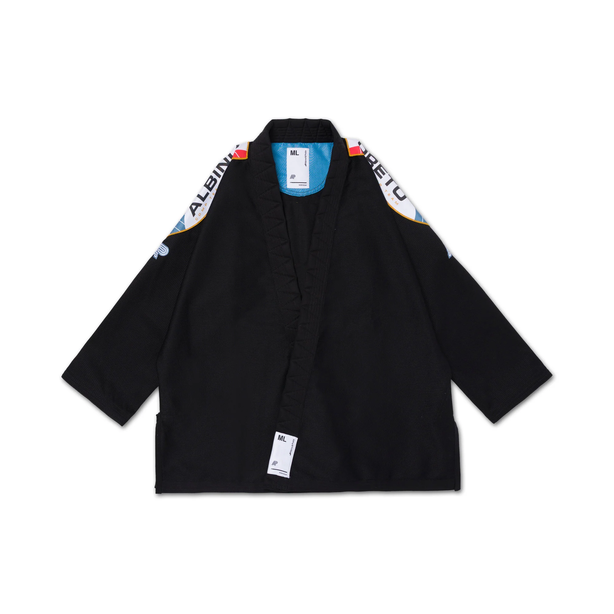 Albino and Preto BRG Comp Black Gi – back view