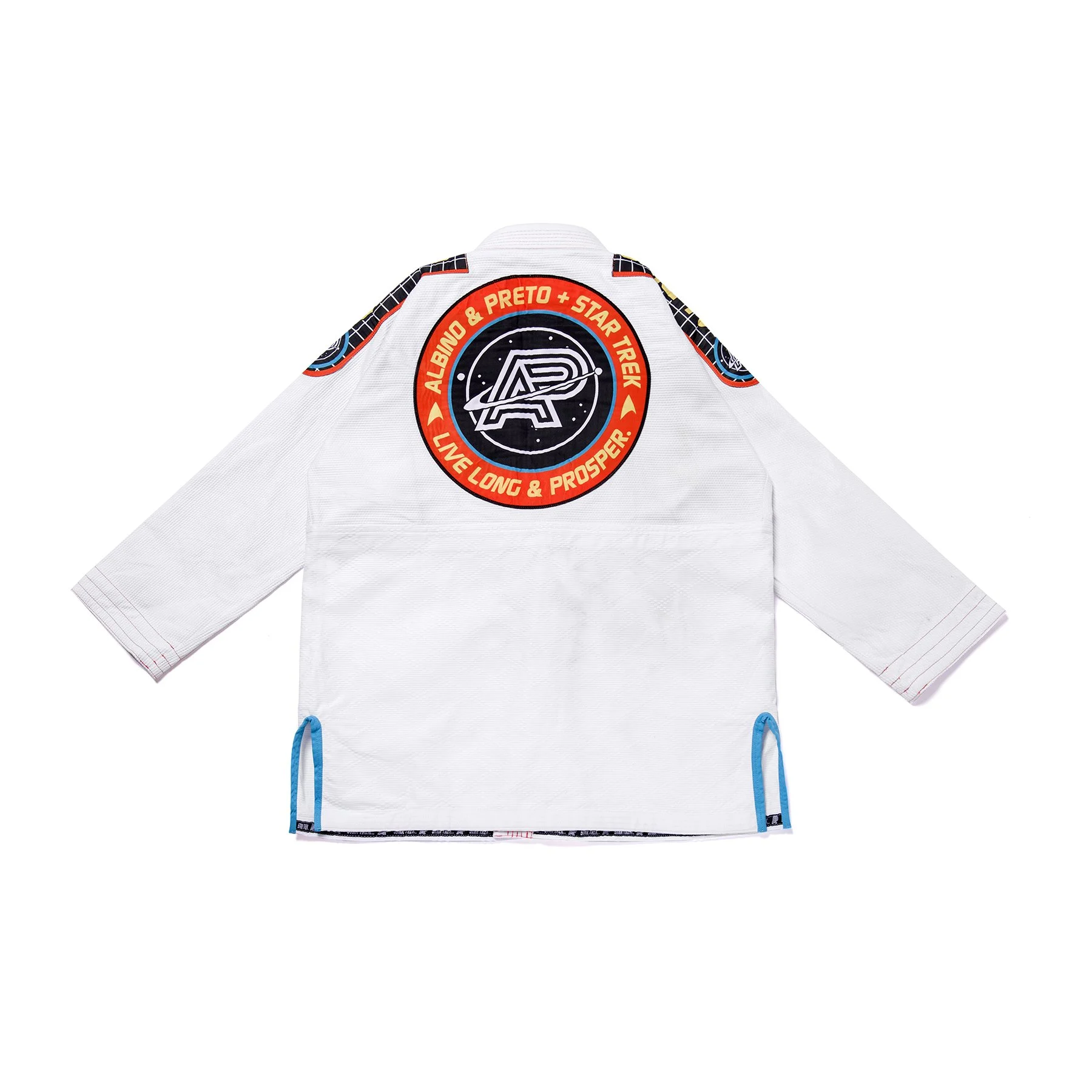 Albino and Preto Star Trek Gi – back view