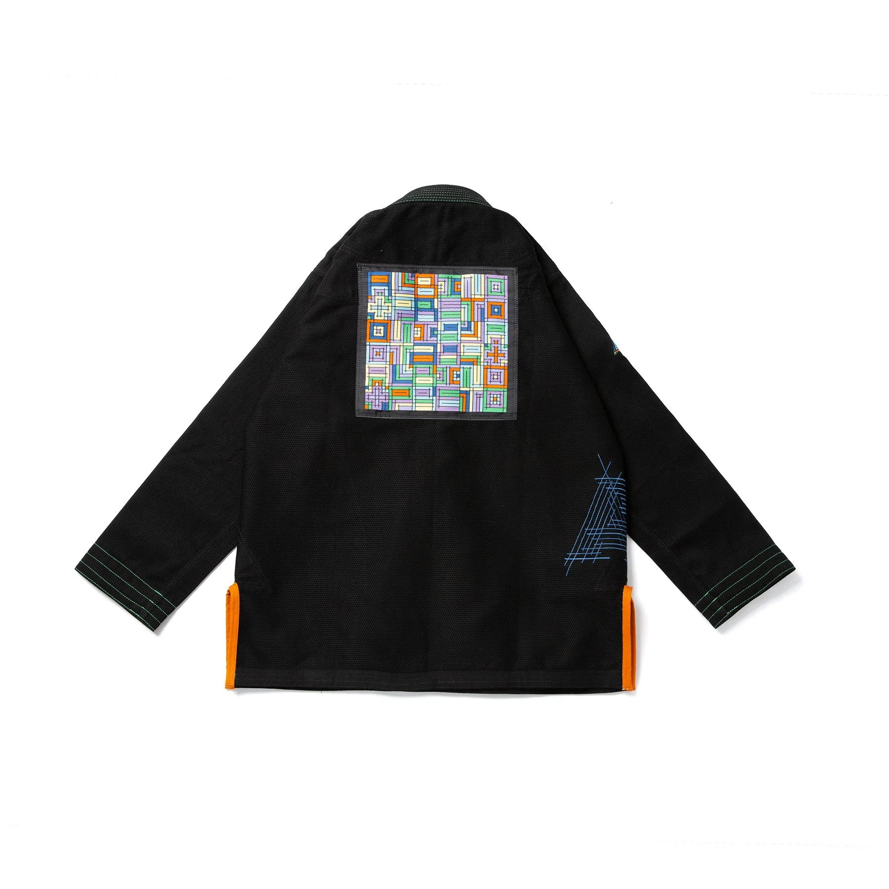 Albino and Preto Stained Glass Gi – back view