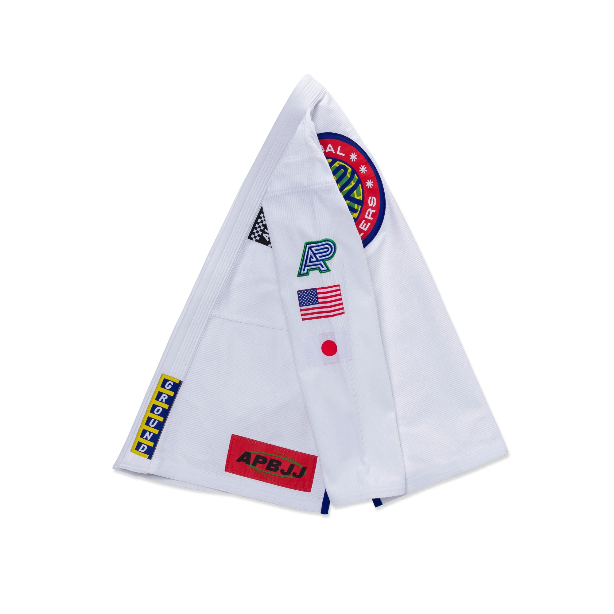 Albino and Preto MCM White Gi – back view
