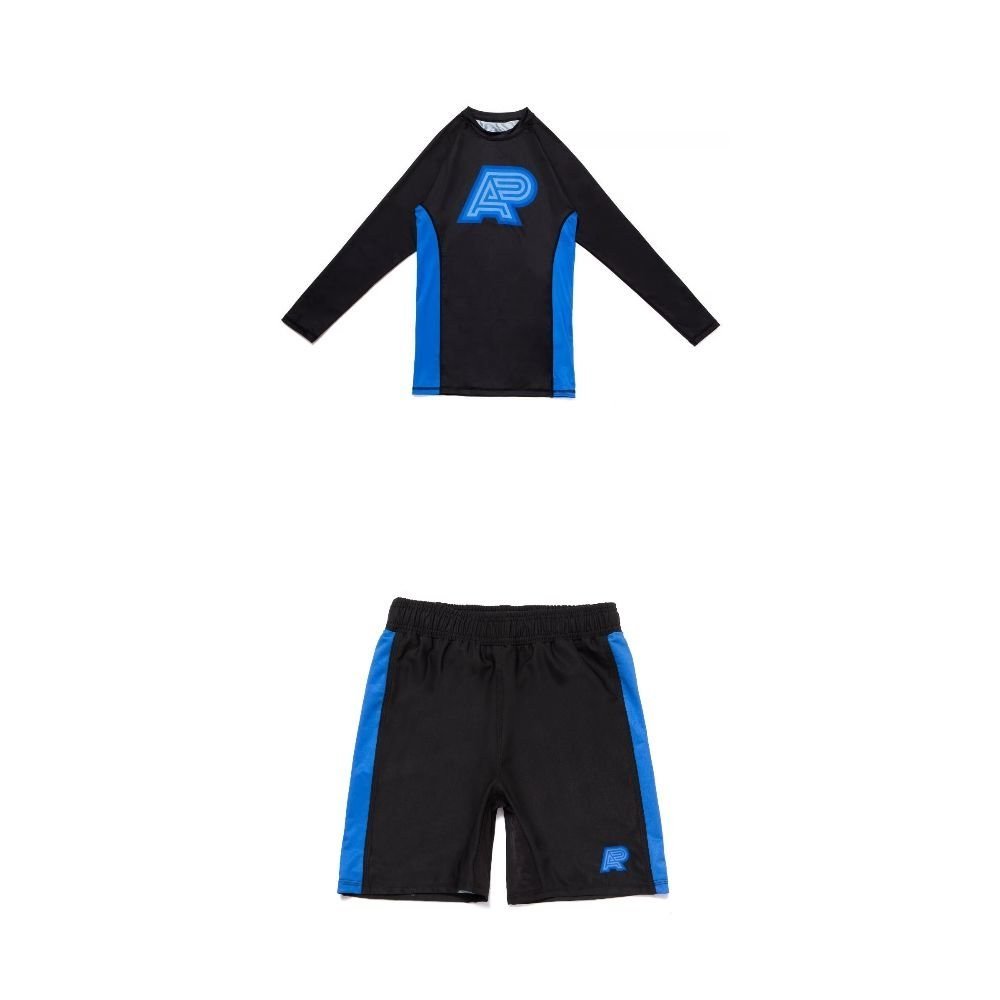 Albino and Preto Batch 83 Rashguard Set – front view