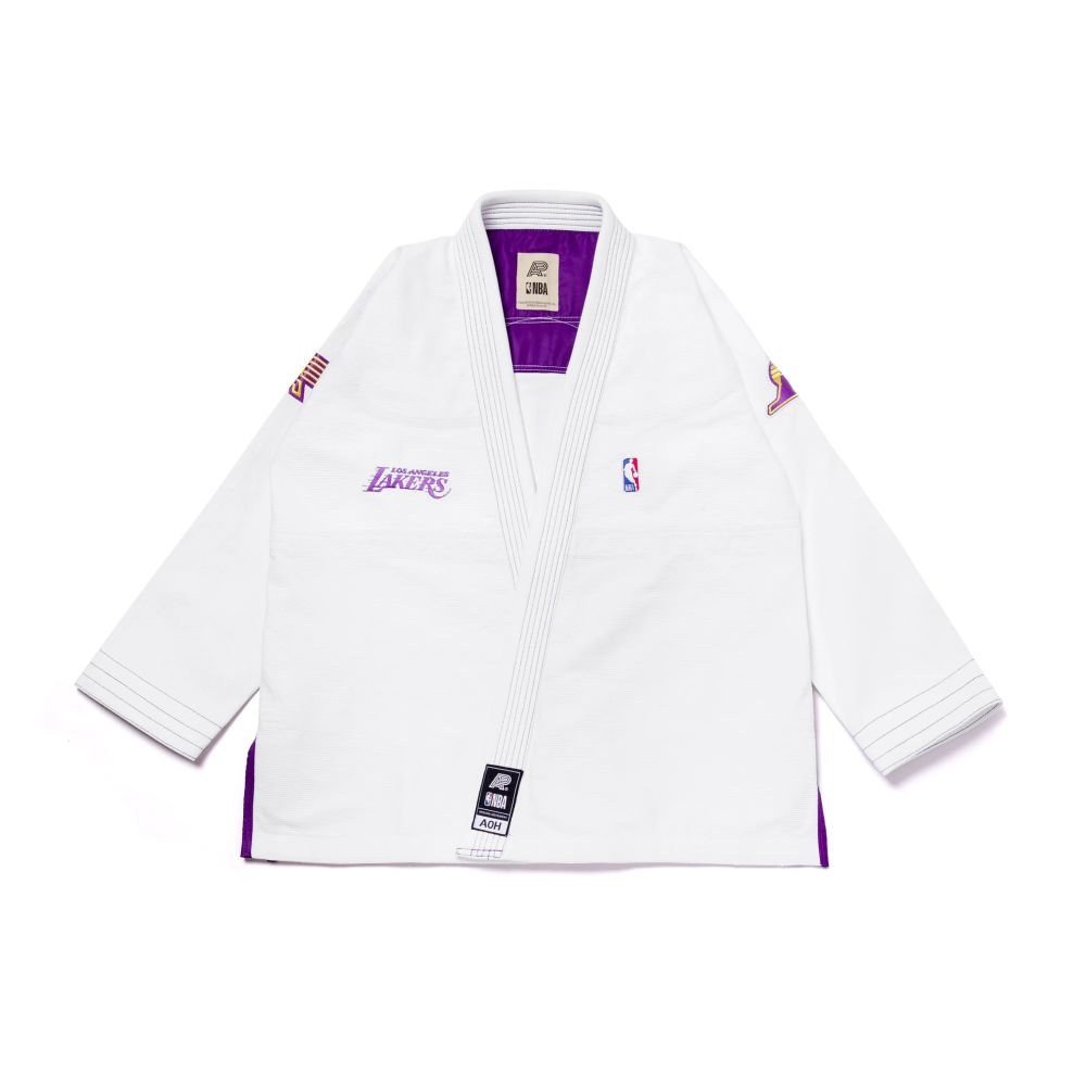 Albino and Preto NBA White Gi – front view