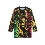 Bob Marley x Shoyoroll Rash Guard All Over Rasta – BJJ Rash Guard (Sizes XS–2XL)