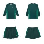 Albino and Preto Wrasse Rashguard Set – front view