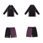 Albino and Preto Atmos Rashguard Set – front view