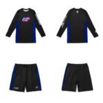 Albino and Preto Gundam Rashguard Set – front view