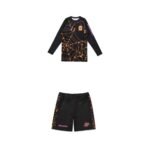 Albino and Preto Zombie Call Rashguard Set – front view