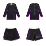 Albino and Preto Dynamics Rashguard Set – front view