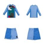 Albino and Preto Origami Lobelia Set – front view