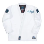 Albino and Preto Cukui White Gi – front view