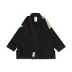 Albino and Preto POC Herringbone Gi – front view