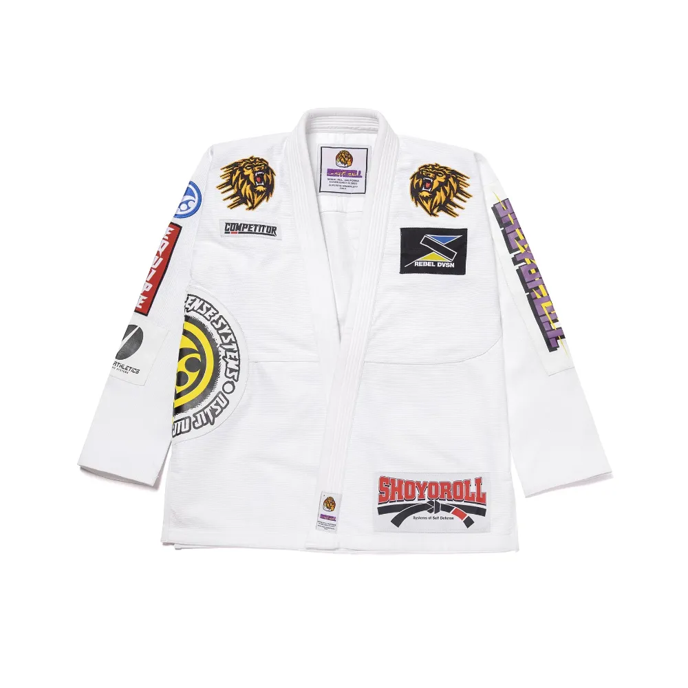 Shoyoroll Federation White BJJ Gi – front view