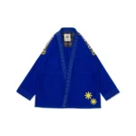 Albino and Preto RS Comp Blue Gi – front view