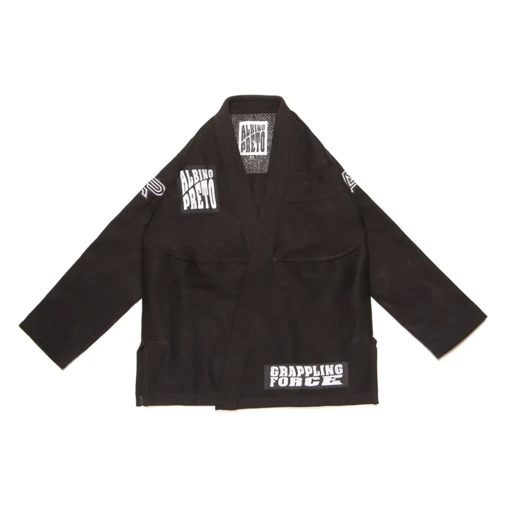 Albino and Preto Force Gi – front view