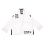 Albino and Preto Force White Gi – front view