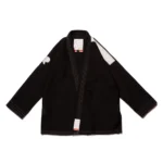 Albino and Preto Herringbone Classic Gi – front view