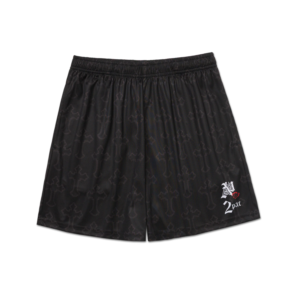 Albino and Preto Mesh Shorts – front view