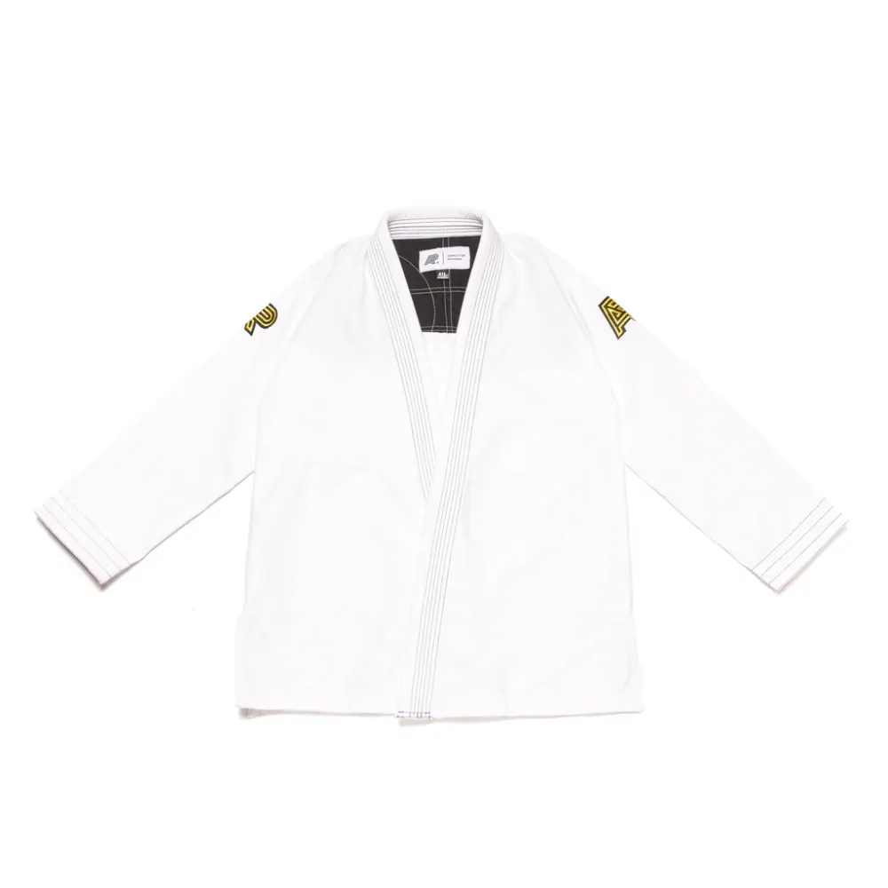 Albino and Preto RS350 Yellow Gi – front view