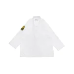 Albino and Preto YW Essential White Gi – front view