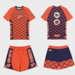 Albino and Preto NESM Rashguard Set – front view