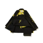 Albino and Preto Skilled Gi – front view