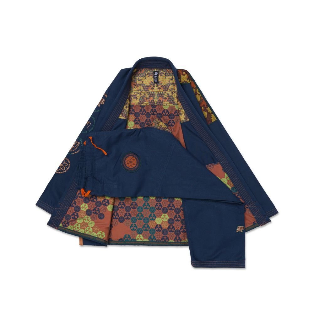 Albino and Preto Sig Zane Navy Gi – front view