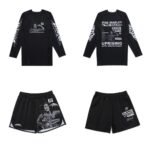 Albino and Preto Uprise Rashguard Set – front view