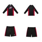 Albino and Preto MGR Rashguard Set – front view