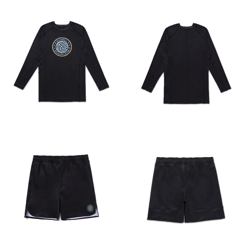 Albino and Preto RS Comp Rashguard Set – front view