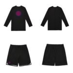 Albino and Preto HPRB Rashguard Set – front view