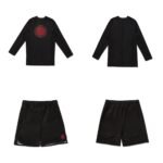 Albino and Preto OO Rashguard Set – front view