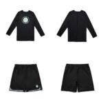 Albino and Preto POW Rashguard Set – front view