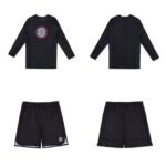 Albino and Preto RW Rashguard Set – front view
