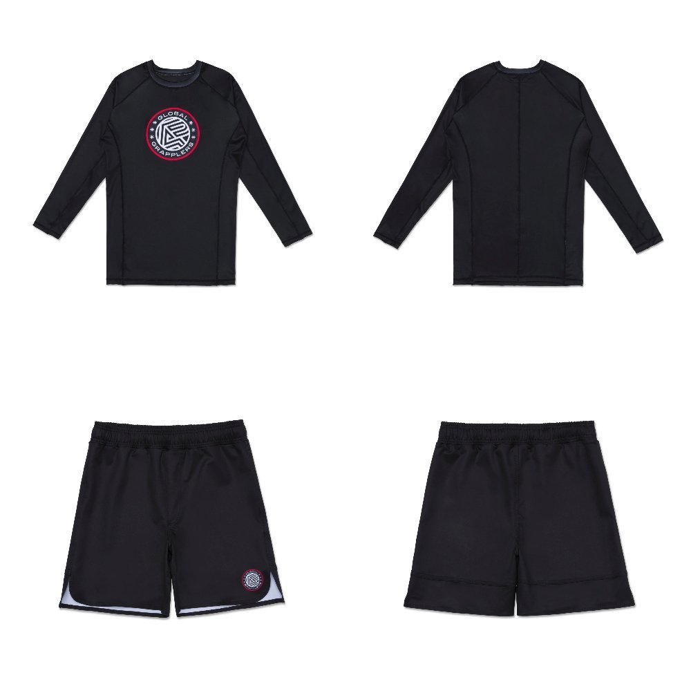 Albino and Preto RW Rashguard Set – front view