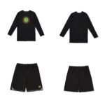 Albino and Preto RYGB Rashguard Set – front view