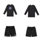 Albino and Preto SNW Rashguard Set – front view