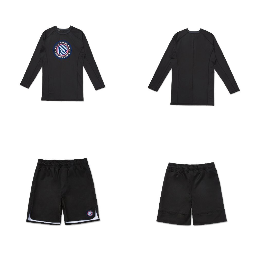 Albino and Preto SNW Rashguard Set – front view