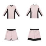 Albino and Preto Stucco Rashguard Set – front view