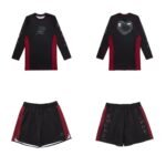 Albino and Preto Tough Rashguard Set – front view