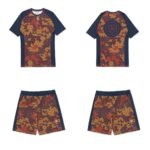 Albino and Preto Sig Zane Rashguard Set – front view