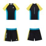 Albino and Preto Squarepants Rashguard Set – front view